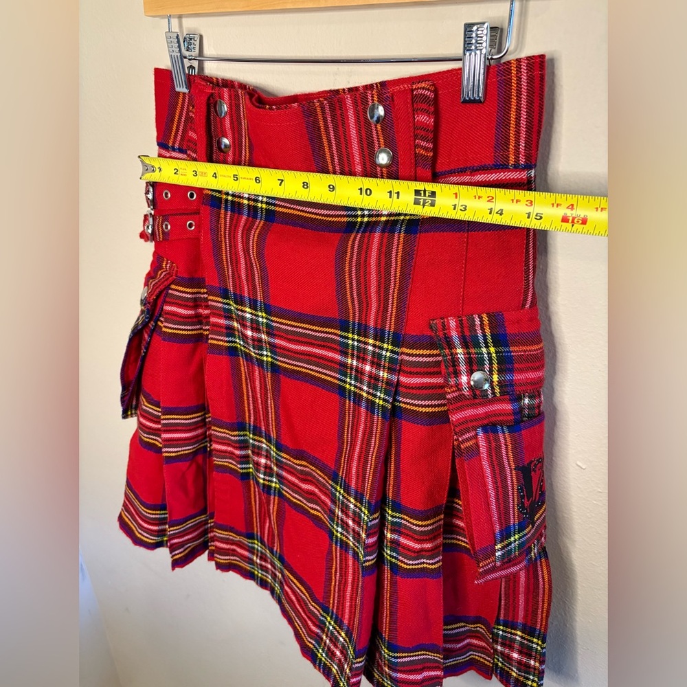 Red Tartan Men's Kilt by Versatta